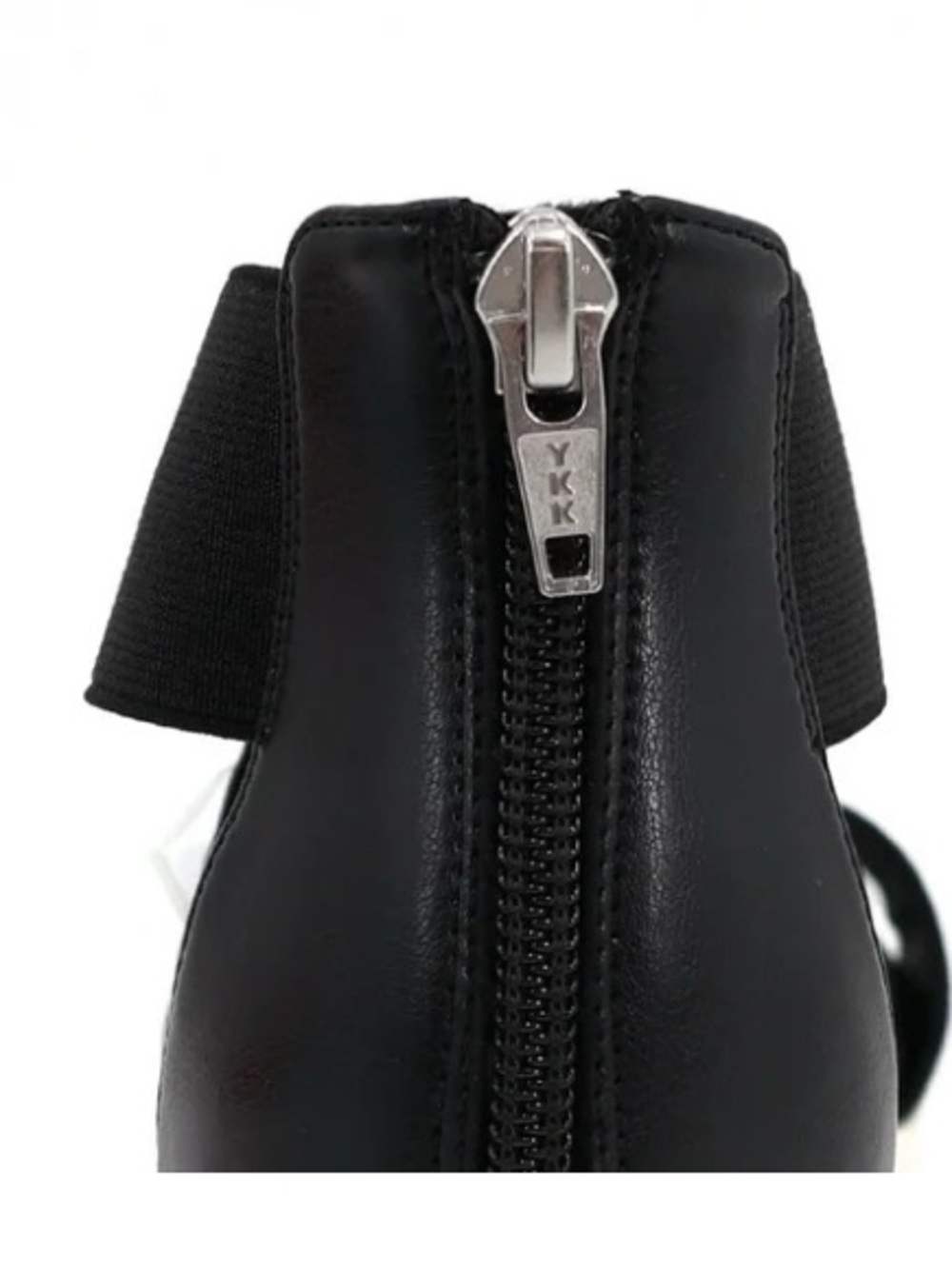Time and Tru Black Elastic Crisscross Wedge Sandal - Picture 2 of 11